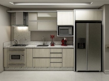 TỦ BẾP NHỰA KIỂU CHỮ I